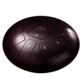 Opus Percussion 12" Metal 11-Note Standard Carves Style Tongue Drum in Chestnut-Opus Percussion-Infinite Music