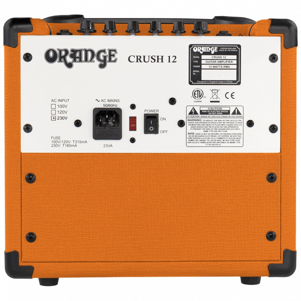Orange Crush 12 Guitar Combo Amplifier-Orange-Infinite Music