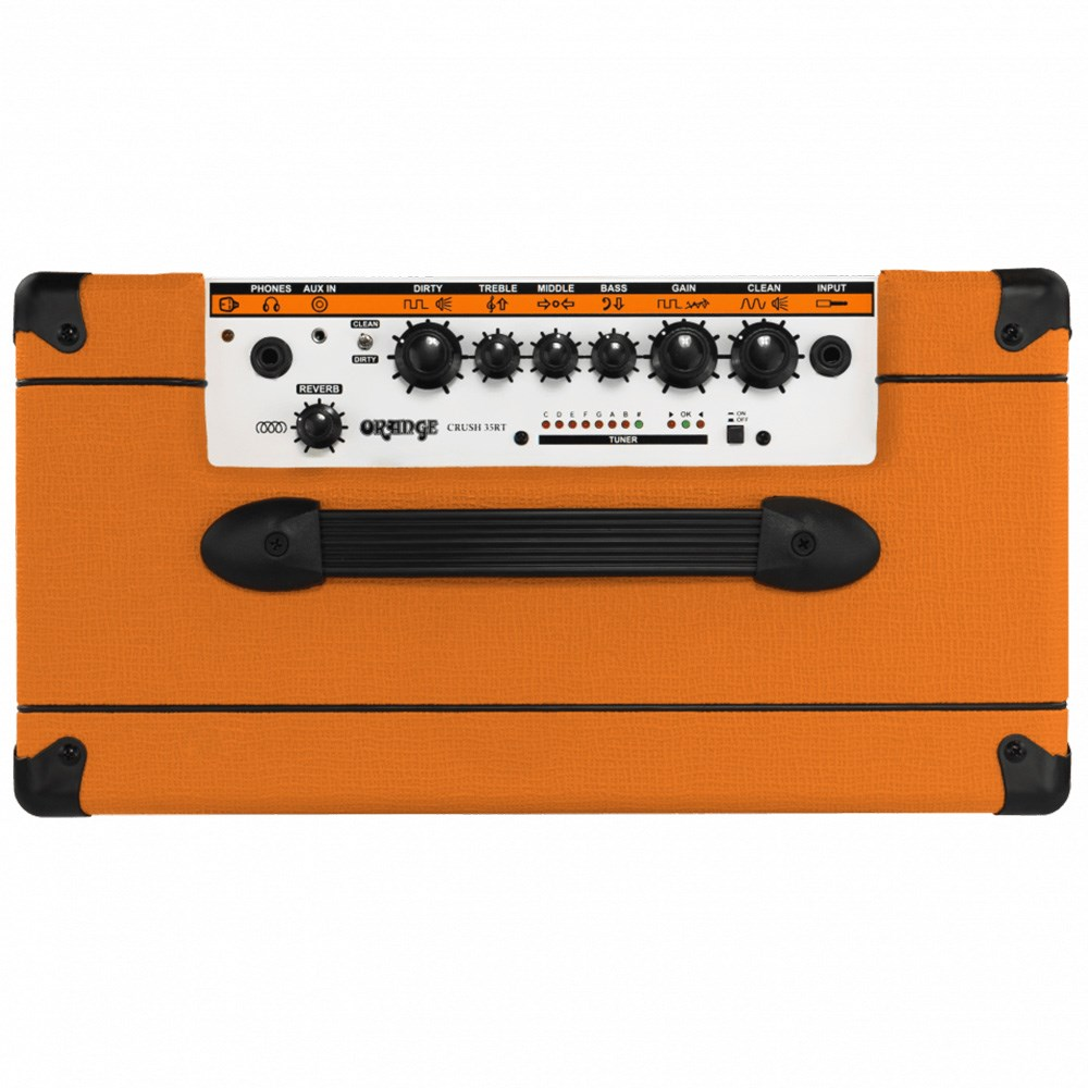 Orange Crush 35RT Guitar Amp Combo w/ All Analogue Signal Path Reverb & Tuner (35 Watts)-Orange-Infinite Music