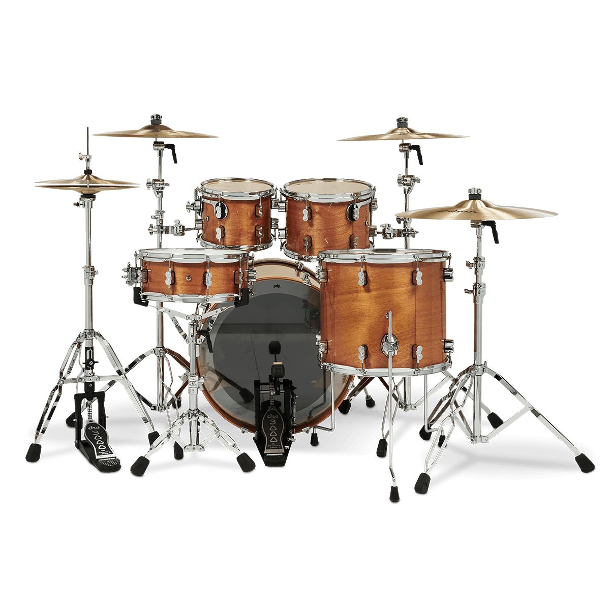 PDP PDCMX2215HM Concept Maple Exotic 5pc Drum Kit - Honey Mahogany-PDP-Infinite Music