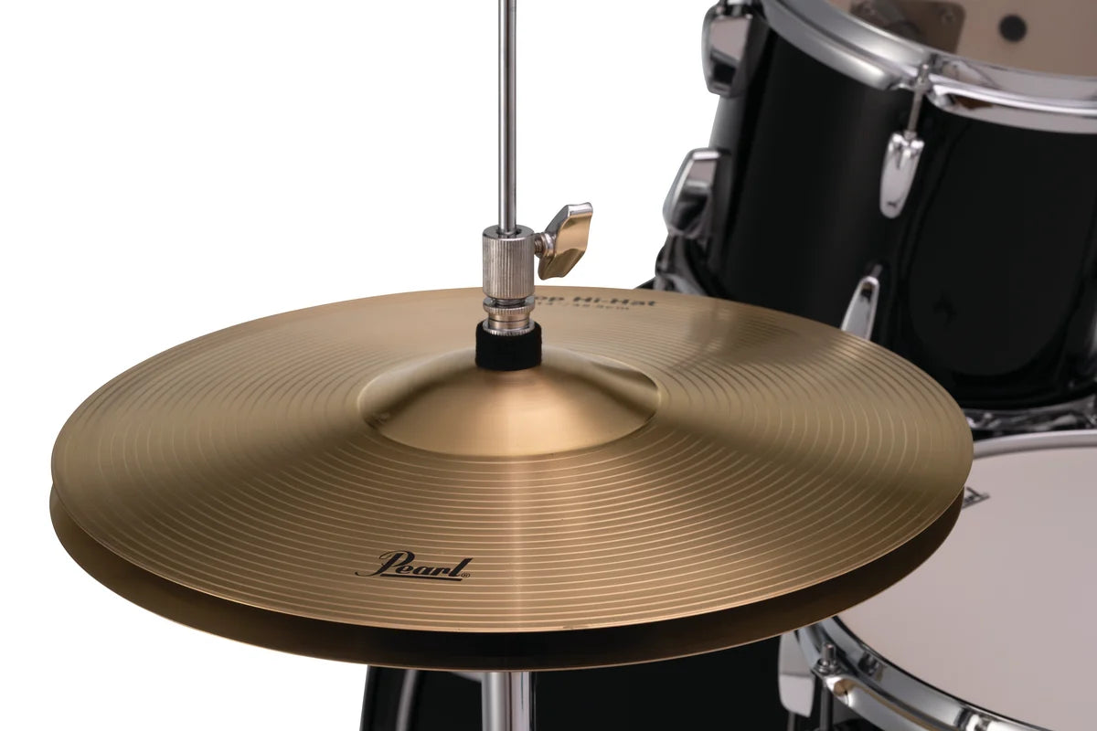 Pearl RS525SC/C-31 Roadshow Fusion 5pc Drum Kit w/Hardware & Cymbals, etc. - Jet Black