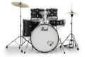 Pearl RS525SC/C-31 Roadshow Fusion 5pc Drum Kit w/Hardware & Cymbals, etc. - Jet Black