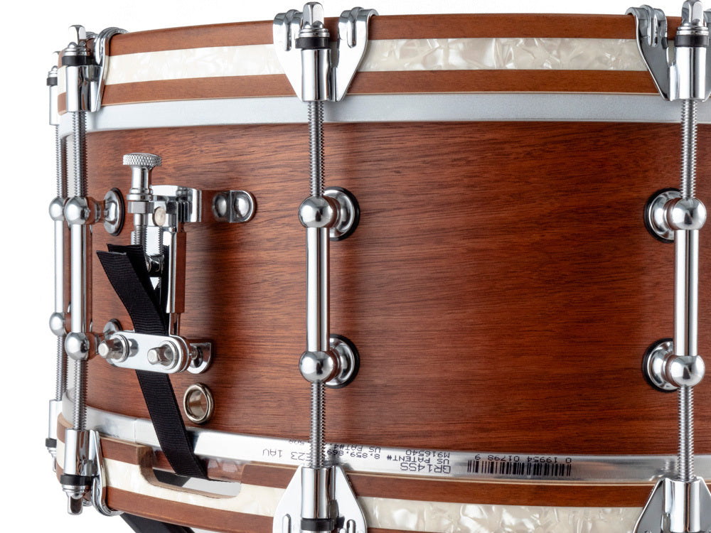 Dixon Artisan Series Australian Rose Gum Snare Drum in Satin Natural - 14 x 5.5"
