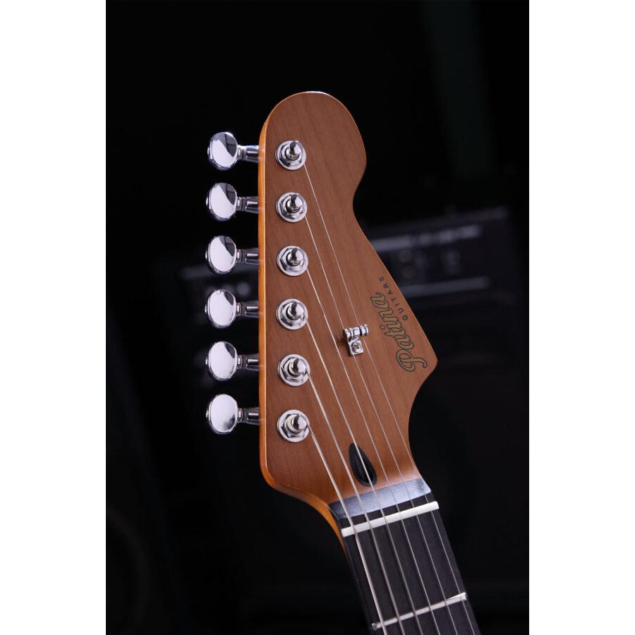 Patina PS-7 OW R HSS- Paulownia body Relic- Roasted maple neck- RW fretboard- 22 Stainless frets- Locking tuners - Olympic White-Patina-Infinite Music