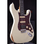 Patina PS-7 OW R HSS- Paulownia body Relic- Roasted maple neck- RW fretboard- 22 Stainless frets- Locking tuners - Olympic White-Patina-Infinite Music