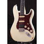 Patina PS-7 OW R HSS- Paulownia body Relic- Roasted maple neck- RW fretboard- 22 Stainless frets- Locking tuners - Olympic White-Patina-Infinite Music