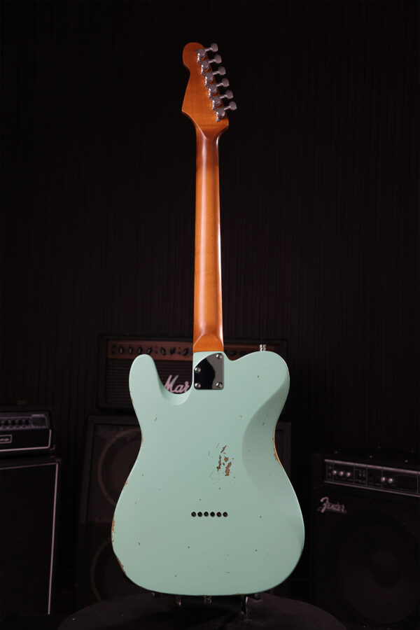 Patina PT-6 SFG R HH - Paulownia body Relic- Roasted maple neck- RW fretboard- 22 Stainless frets- Locking tuners - Sea Foam Green-Patina-Infinite Music