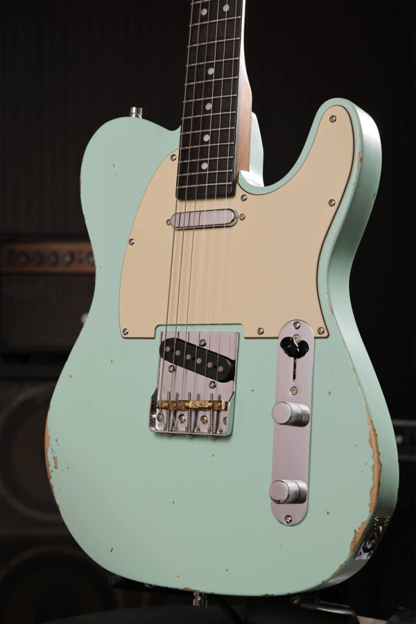 Patina PT-6 SFG R HH - Paulownia body Relic- Roasted maple neck- RW fretboard- 22 Stainless frets- Locking tuners - Sea Foam Green-Patina-Infinite Music