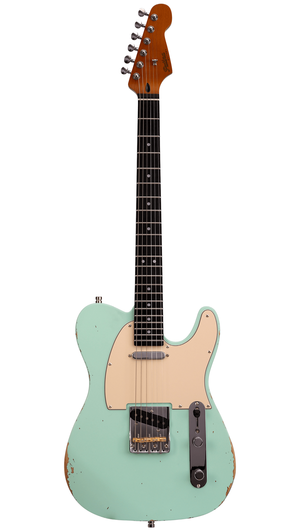 Patina PT-6 SFG R HH - Paulownia body Relic- Roasted maple neck- RW fretboard- 22 Stainless frets- Locking tuners - Sea Foam Green-Patina-Infinite Music