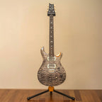 Paul Reed Smith (PRS) CE24 Quilt - One Off Special Edition - Charcoal Quilt Maple Top / White Doghair Swamp Ash Back W/- Deluxe Gigbag-Paul Reed Smith (PRS)-Infinite Music