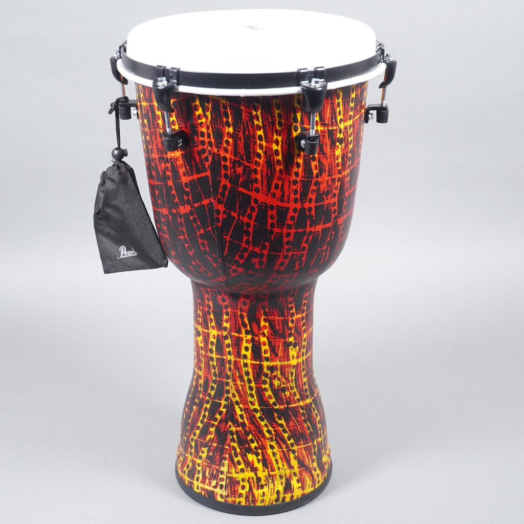 Pearl 12" Top Tuned Synthetic Shell Djembe - Tribal Fire-Pearl-Infinite Music