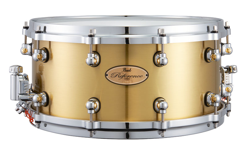 Pearl 14x6.5 Reference One Series Brass Snare Drum (RF1B1465)-Pearl Drums-Infinite Music