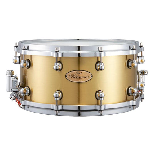 Pearl 14x6.5 Reference One Series Brass Snare Drum (RF1B1465)-Pearl Drums-Infinite Music