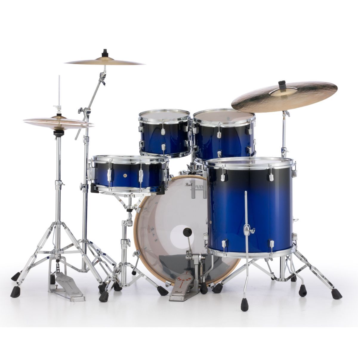 Pearl Decade Maple 22" Fusion Plus 5 Piece Drum Kit - Kobalt Blue Fade-Pearl-Infinite Music