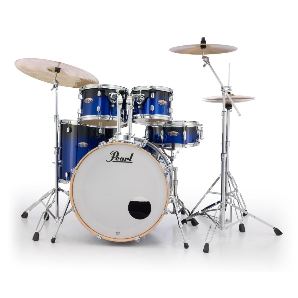 Pearl Decade Maple 22" Fusion Plus 5 Piece Drum Kit - Kobalt Blue Fade-Pearl-Infinite Music