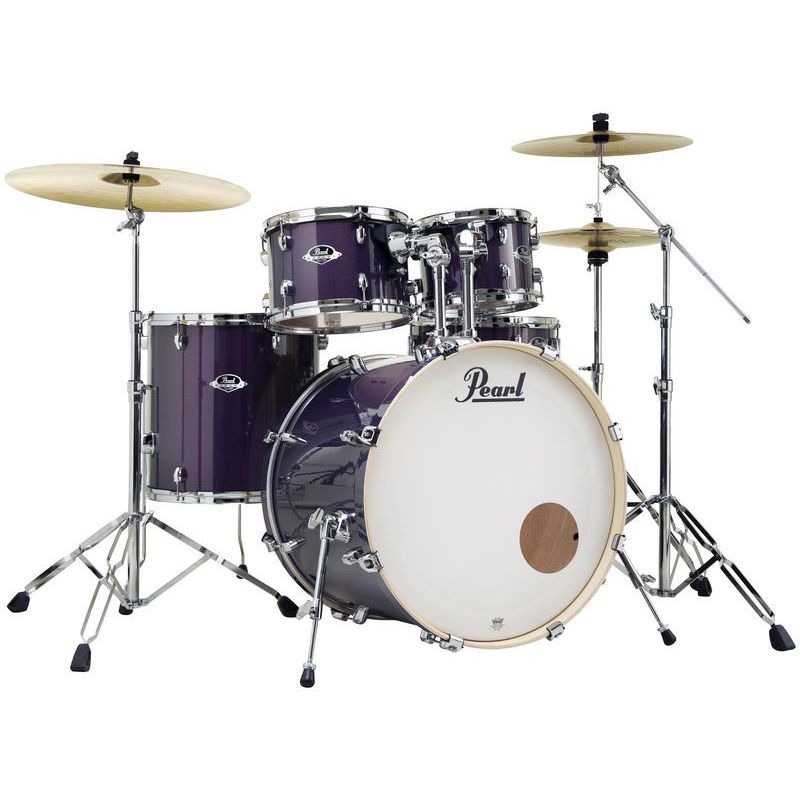 Pearl Export 22 Inch Fusion Plus Drum Kit with Hardware – Purple Nebula-Pearl-Infinite Music