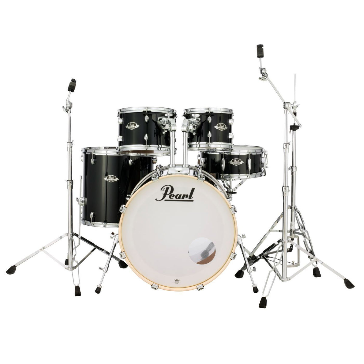 Pearl Export Fusion Plus 5 Pce Drum Kit - Jet Black-Pearl-Infinite Music