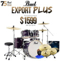 Pearl Export Plus 20" Fusion 5 Pce Drum Kit with Hardware - Purple Nebula-Pearl-Infinite Music