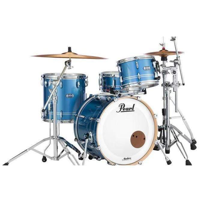 Pearl Masters Maple Complete 4-piece Shell Pack 22"Kick Chrome Contrail-Pearl-Infinite Music