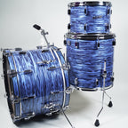 Pearl President Series Deluxe 75th Anniversary 22" 3 Pce Drum Shell Pack - Ocean Ripple Pearl-Pearl-Infinite Music