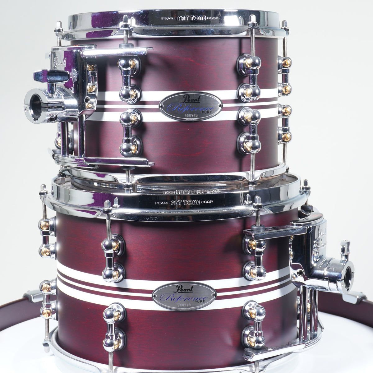Pearl Reference Pure 4 Piece Drum Set Shell Pack - Orista Rose Stripe-Pearl-Infinite Music