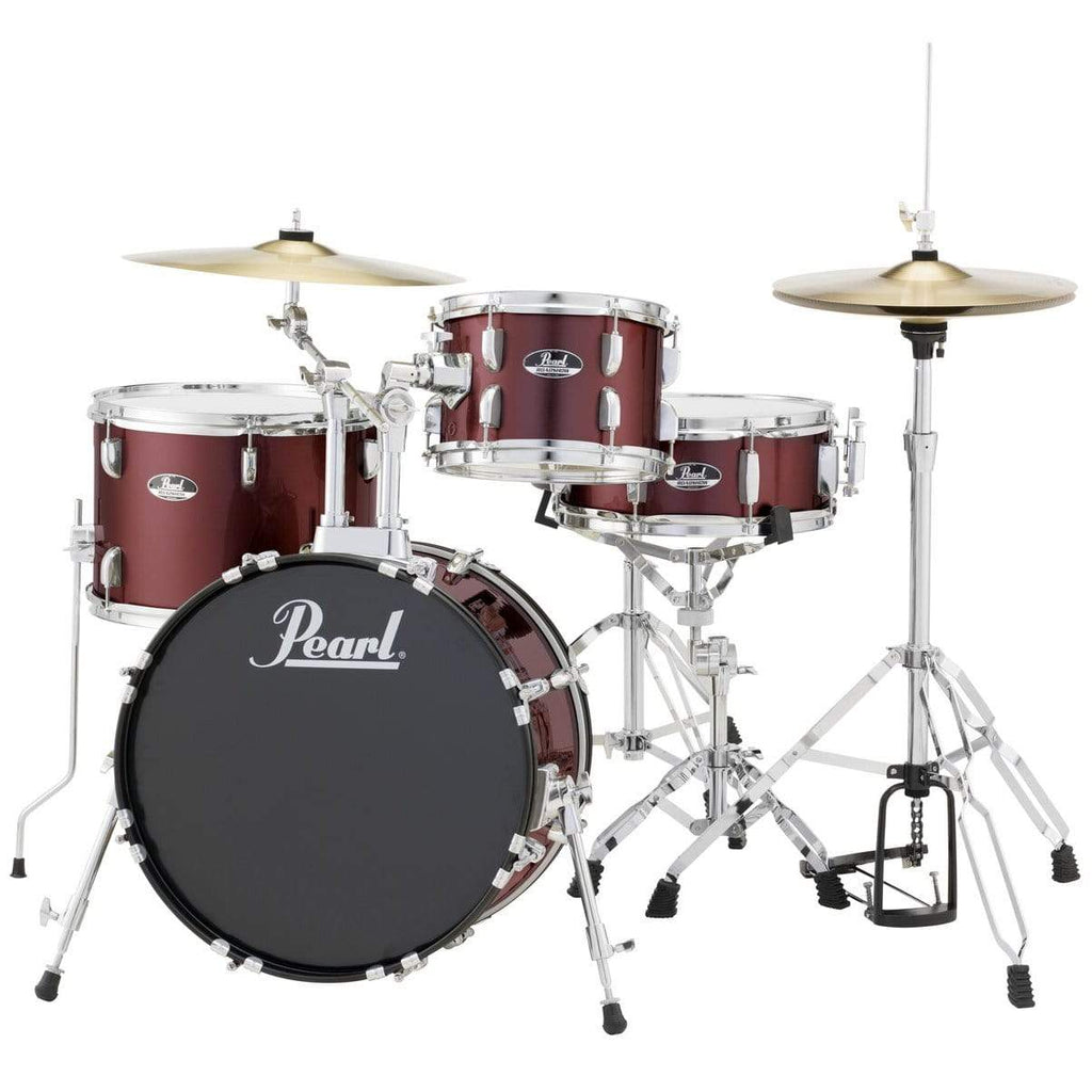 Pearl Roadshow X 18" 4 Piece Drum Kit Package - Red Wine-Pearl-Infinite Music