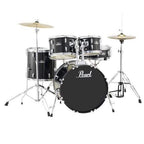 Pearl Roadshow X 20" 5 Piece Drum Kit Jet Black-Pearl Drums-Infinite Music