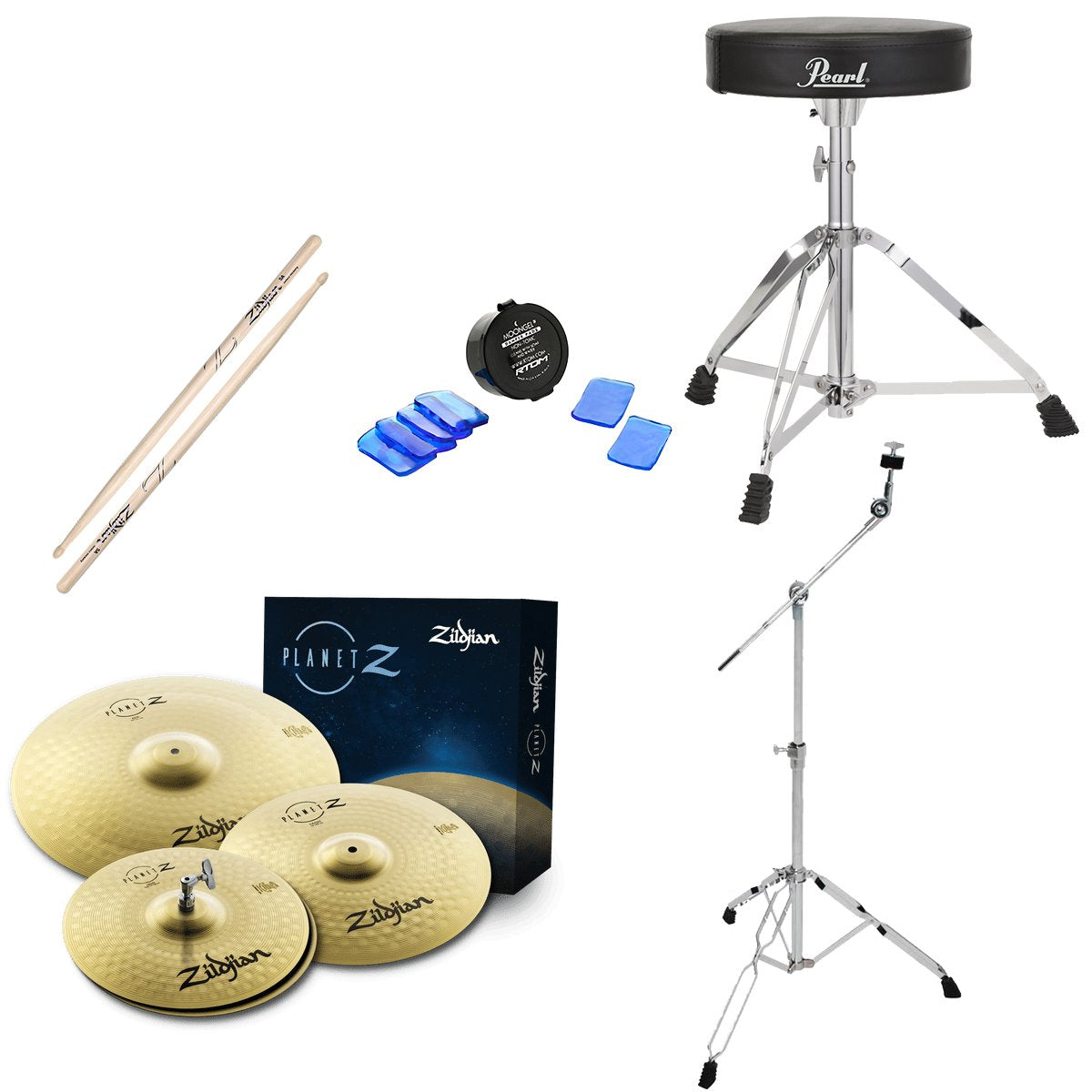 Pearl Roadshow-X Fusion Plus 5 Pce Drum Kit Package - Red Wine-Pearl-Infinite Music
