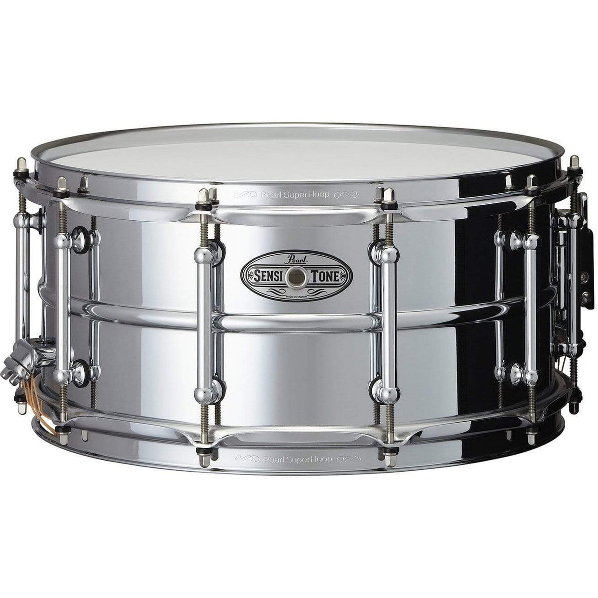 Pearl Sensitone 14 x 6.5 Beaded Snare Drum - Steel-Pearl-Infinite Music