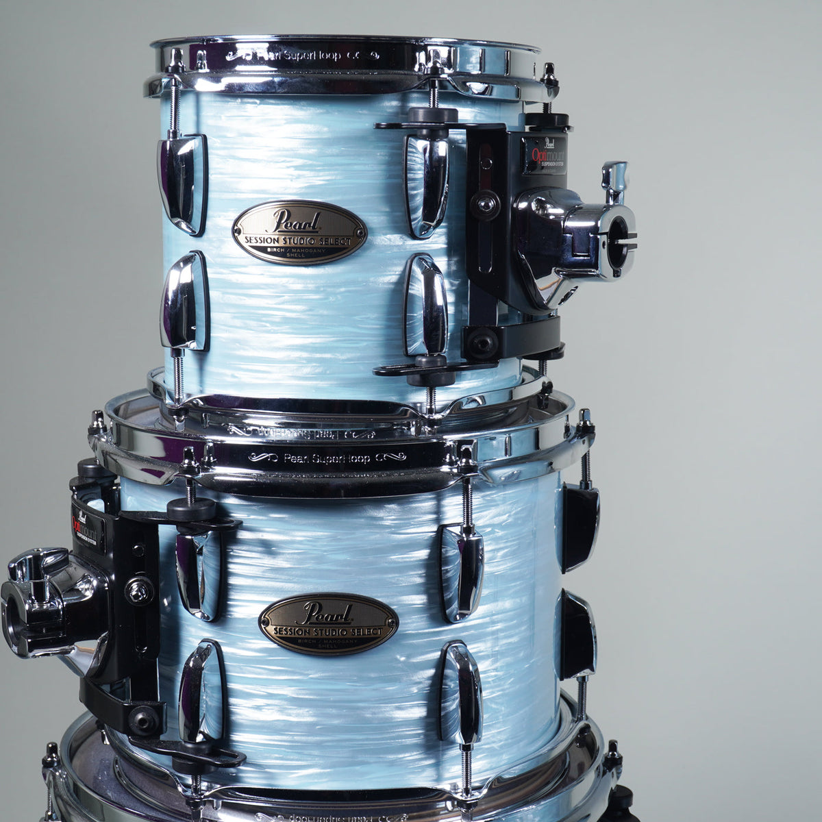 Pearl Session Studio Select 6 Piece Drum Shell Pack - Ice Blue Oyster-Pearl-Infinite Music