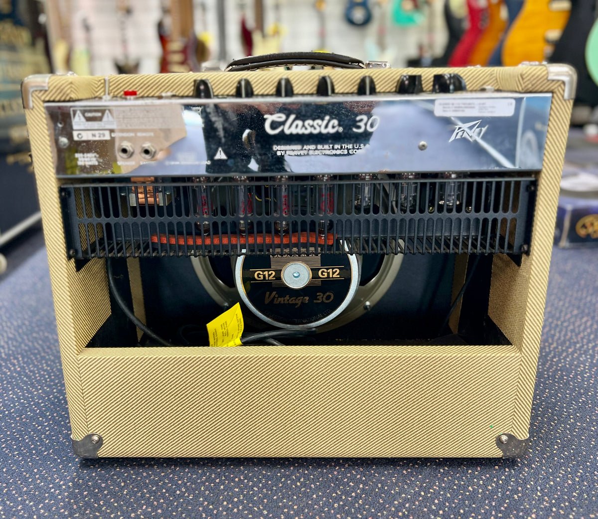 Peavey Classic 30 1x12 Guitar Amp w/- Footswitch & Celestion Vintage 30 Upgrade (Pre Owned)-Infinite Music-Infinite Music