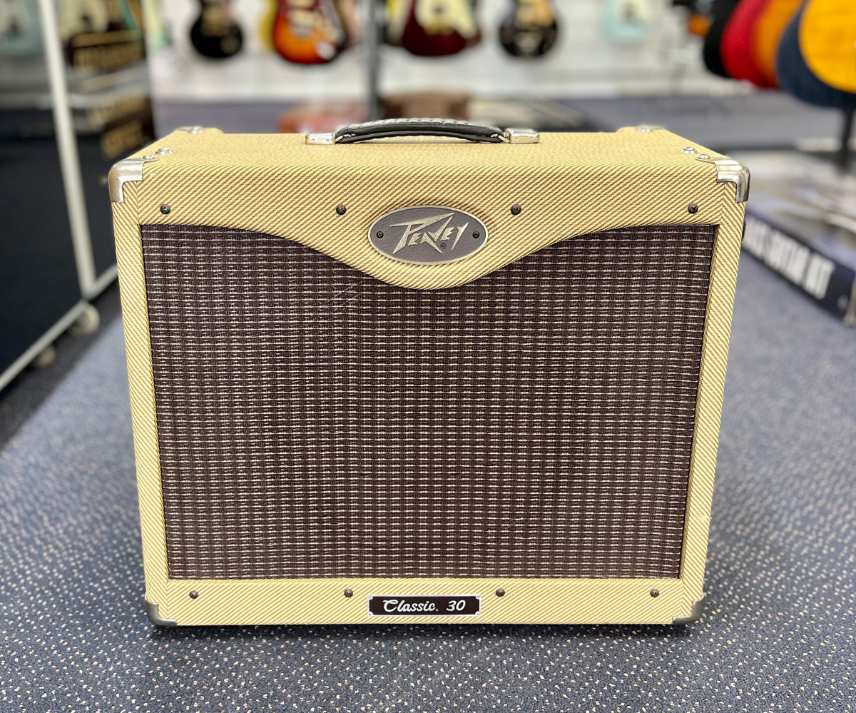 Peavey Classic 30 1x12 Guitar Amp w/- Footswitch & Celestion Vintage 30 Upgrade (Pre Owned)-Infinite Music-Infinite Music