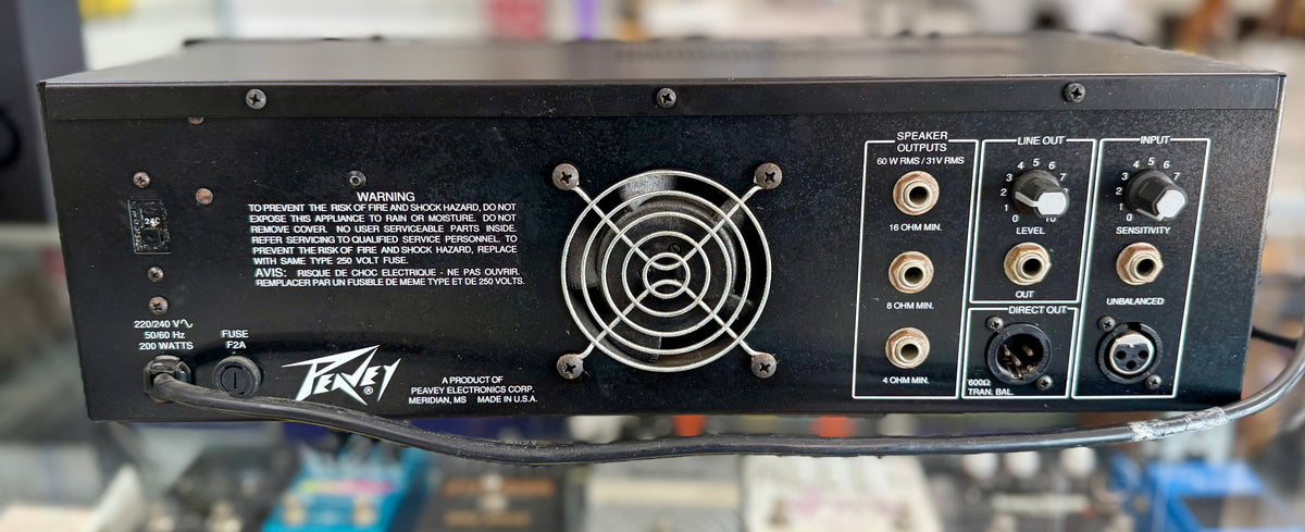 Peavey Classic Series 60 - Mono 60 watt Power Amplifier ( Pre Owned)-Peavey-Infinite Music