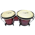 Percussion Plus PP105F Wooden Bongos Gloss Red Lacquer Finish-Percussion Plus-Infinite Music