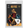 Perris 6-Pack AC/DC Licensed Guitar Picks Pack-Perris-Infinite Music