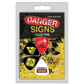 Perris 6-Pack "Danger Signs" Licensed Guitar Picks Pack-Perris-Infinite Music