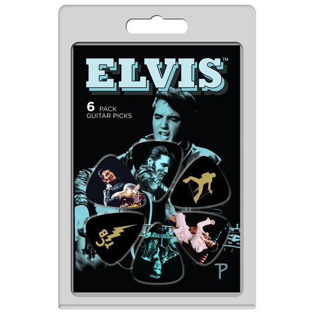 Perris 6-Pack Elvis Presley Variety Licensed Guitar Picks Pack-Perris-Infinite Music