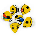 Perris 6-Pack "Emoji Yellow Faces" Licensed Guitar Picks-Perris-Infinite Music