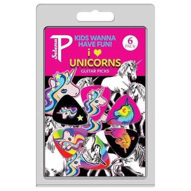Perris 6-Pack "Kids Wanna Have Fun, I Love Unicorns Collection" Licensed Guitar Picks Pack-Perris-Infinite Music