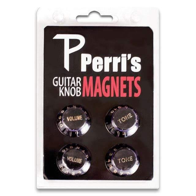 Perris Black Guitar Knob Fridge Magnets - Pack of 4-Perris-Infinite Music