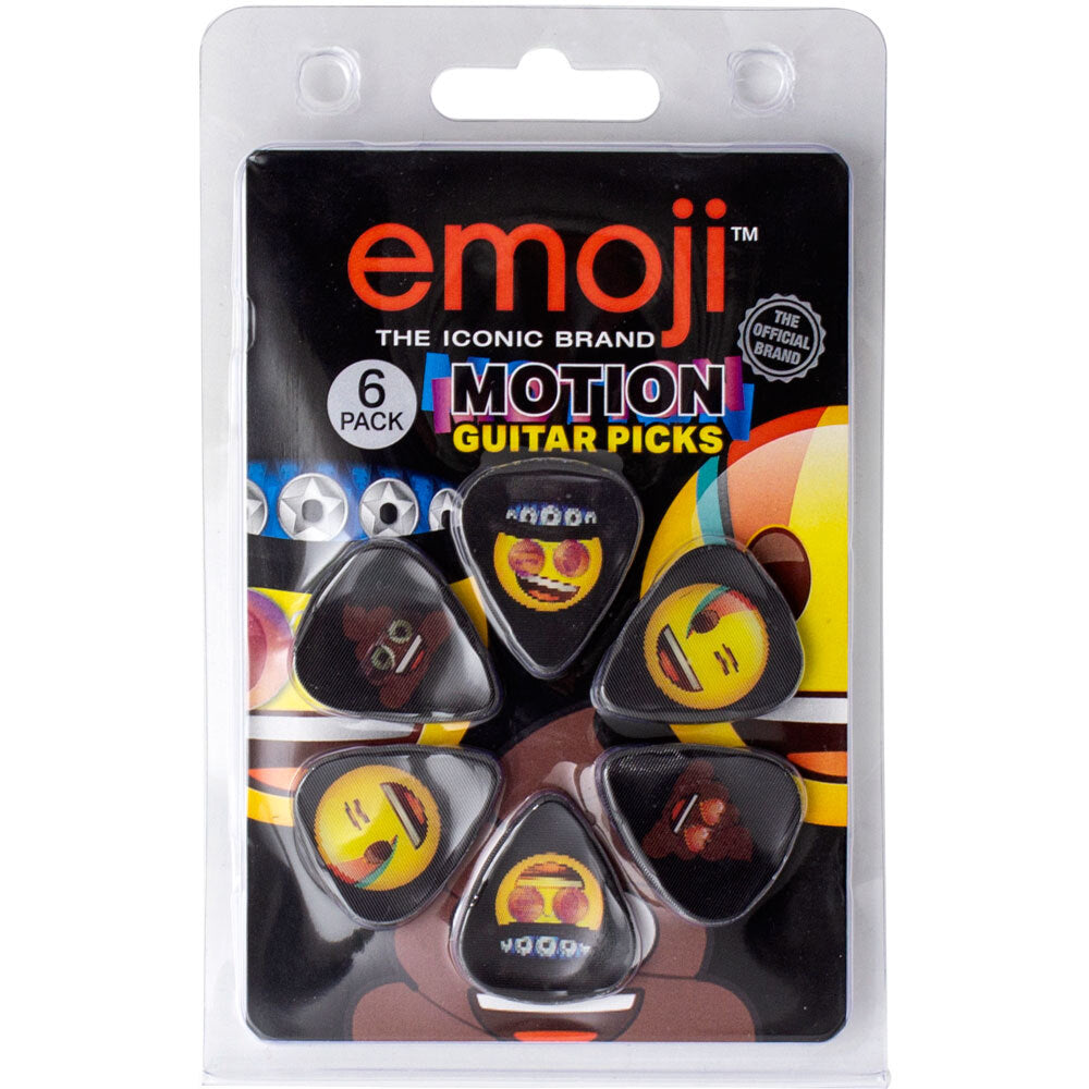 Perris "Emoji - Rock Legends" Licensed Motion Guitar Picks - 6 Pack-Perris-Infinite Music
