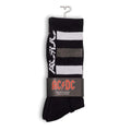 Perris Licensed AC/DC "High Voltage" Large Crew Socks in Black-Perris-Infinite Music