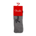 Perris Licensed Fender "Exploded Logo" Large Crew Socks in Charcoal / Black / White-Perris-Infinite Music