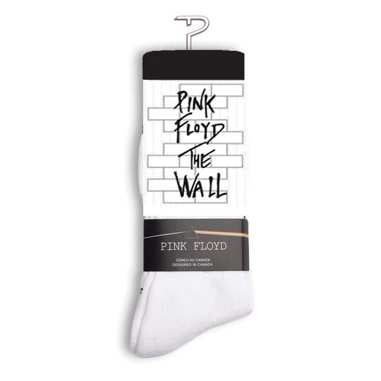 Perris Licensed PINK FLOYD "The Wall" Large Crew Socks in White-Perris-Infinite Music