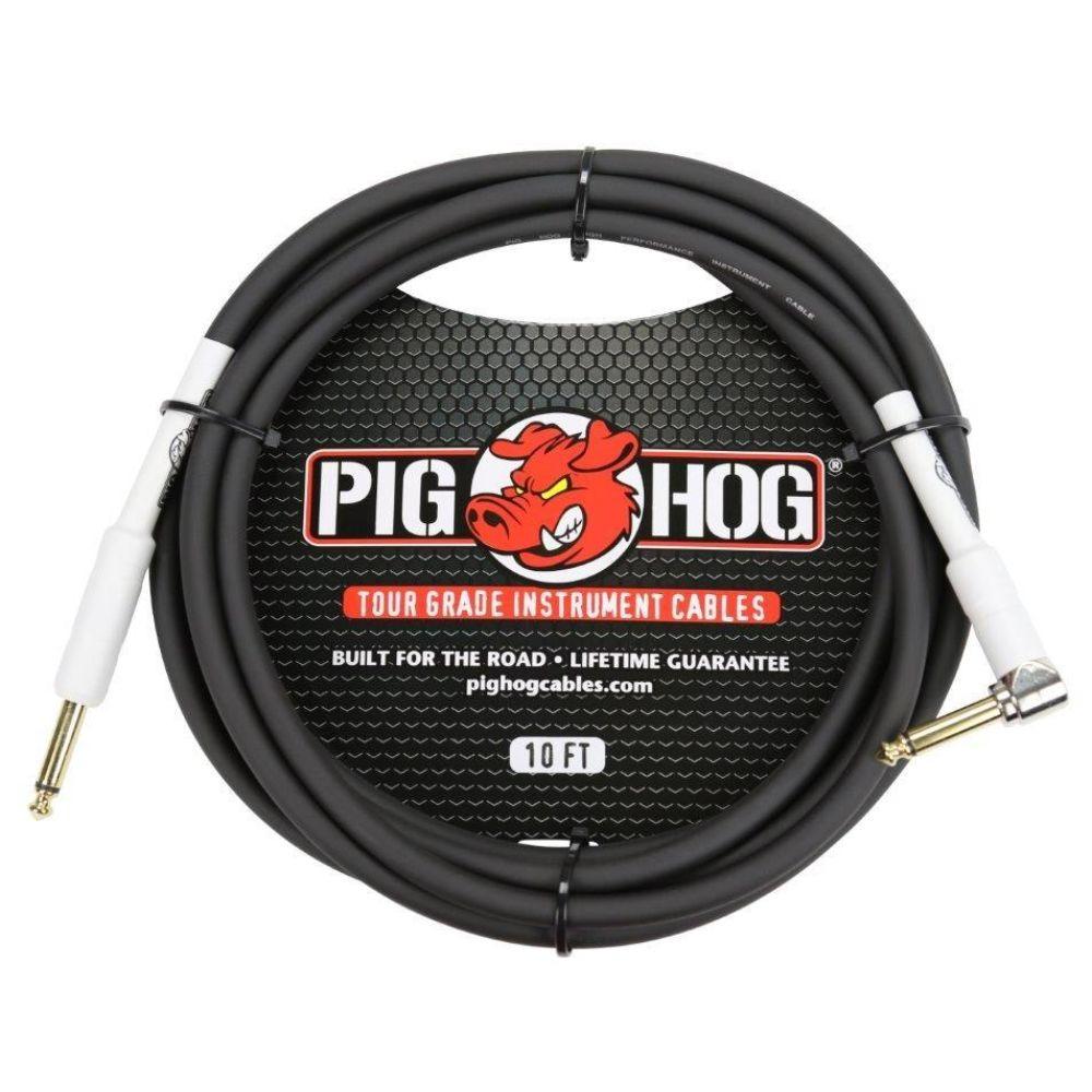 Pig Hog 10 ft Right Angle Instrument Cable-Pig Hog-Infinite Music