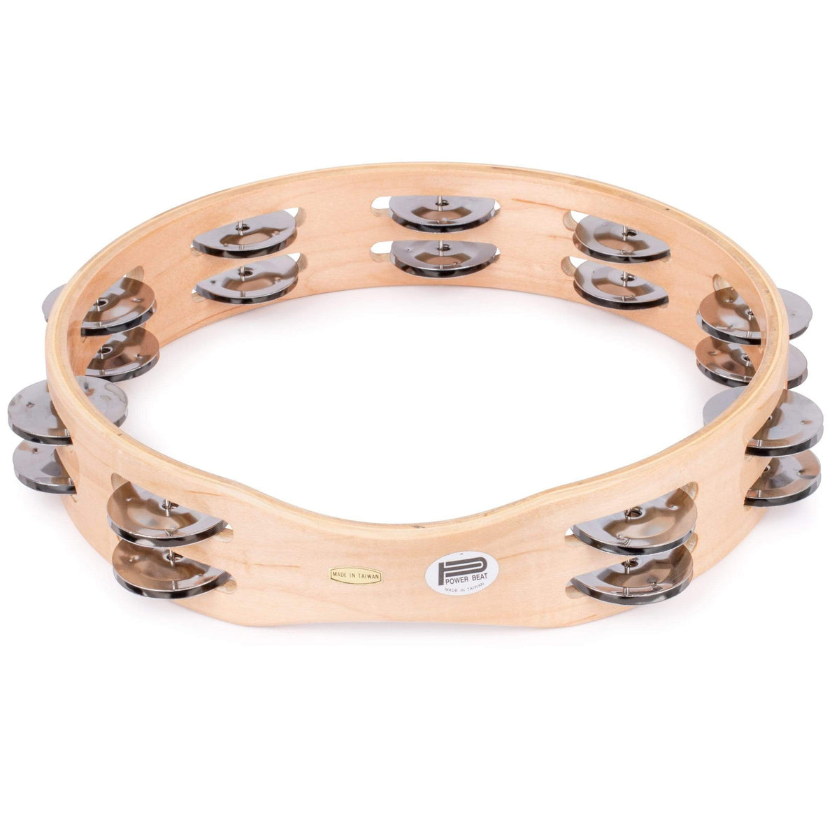 Powerbeat 10" Wood Rim Tambourine-Powerbeat-Infinite Music