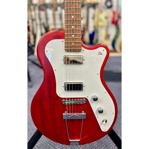 Pratley Indigo Single Cutaway Solid Body Electric Mini Humbuckers Natural Red W/-Case-Pratley Guitars-Infinite Music