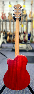 Pratley Indigo Single Cutaway Solid Body Electric Mini Humbuckers Natural Red W/-Case-Pratley Guitars-Infinite Music