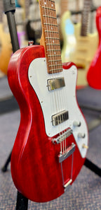 Pratley Indigo Single Cutaway Solid Body Electric Mini Humbuckers Natural Red W/-Case-Pratley Guitars-Infinite Music