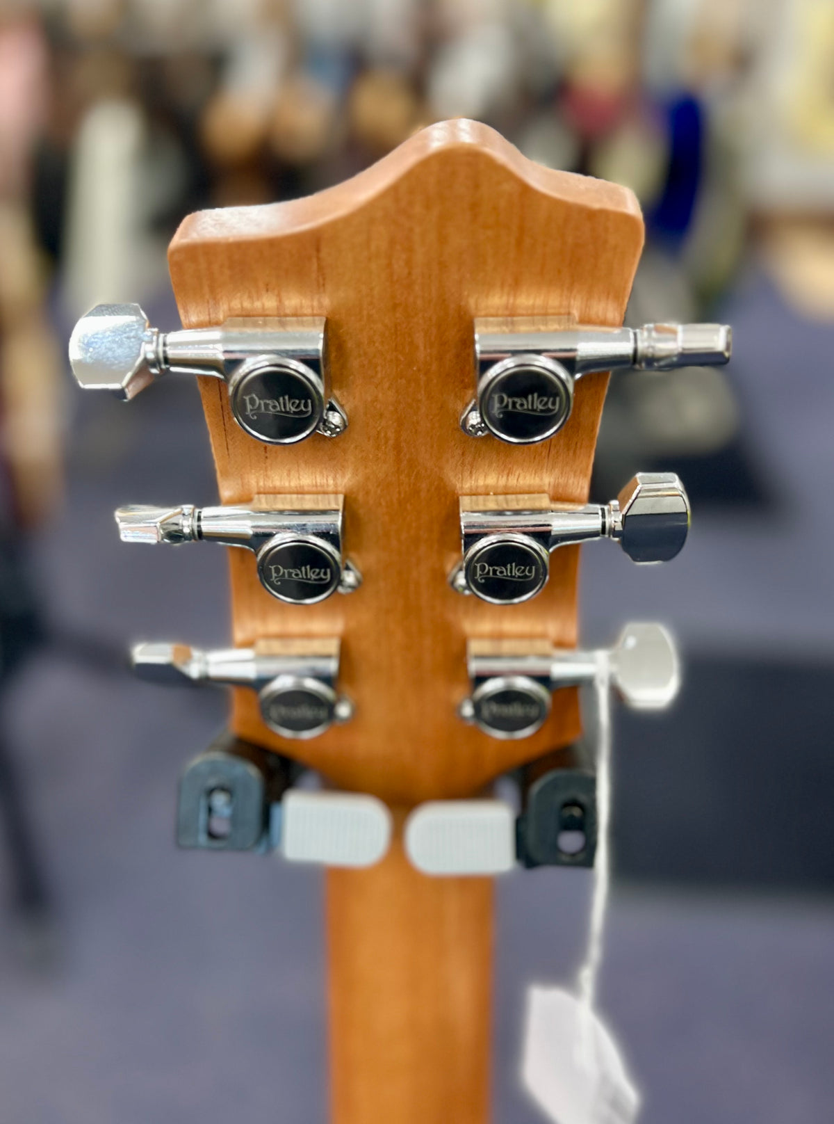 Pratley Indigo Single Cutaway Solid Body Electric Mini Humbuckers Natural Red W/-Case-Pratley Guitars-Infinite Music